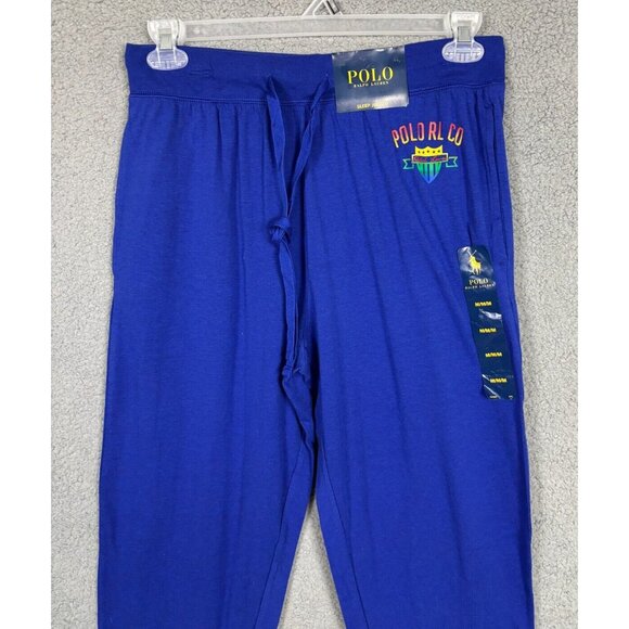 Polo Ralph Lauren Men's Polo Sleep Pants Graphic Print Blue Medium NWT's. - Picture 2 of 8